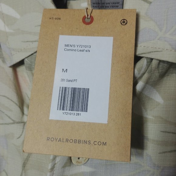 Royal Robbins Comino S/S Shirt - Medium - (JXVE2W) - Picture 7 of 8